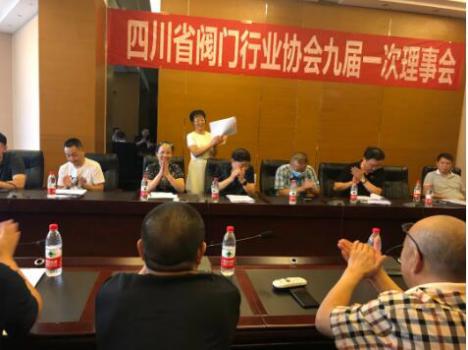 四川省阀门行业协会第九届一次理事会会议纪要 四川省阀门行业协会第九届一次理事会会议纪要