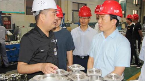 河南省郏县副县长宋建立一行莅临良工阀门视察指导工作 河南省郏县副县长宋建立一行莅临良工阀门视察指导工作