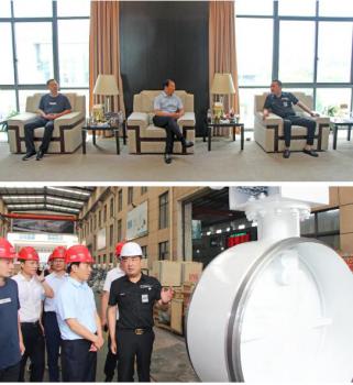 河南省郏县副县长宋建立一行莅临良工阀门视察指导工作 河南省郏县副县长宋建立一行莅临良工阀门视察指导工作