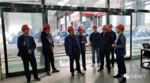 彭阳县水务局考察组莅临铝都阀门指导工作 彭阳县水务局考察组莅临铝都阀门指导工作