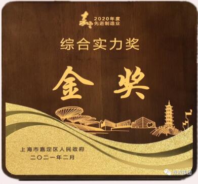 2021嘉定区优秀企业表彰暨投资促进大会连成集团喜获金奖 2021嘉定区优秀企业表彰暨投资促进大会连成集团喜获金奖