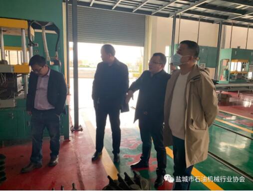 吴忠仪表杨占富总经理一行来江苏盐城考察调研 吴忠仪表杨占富总经理一行来江苏盐城考察调研