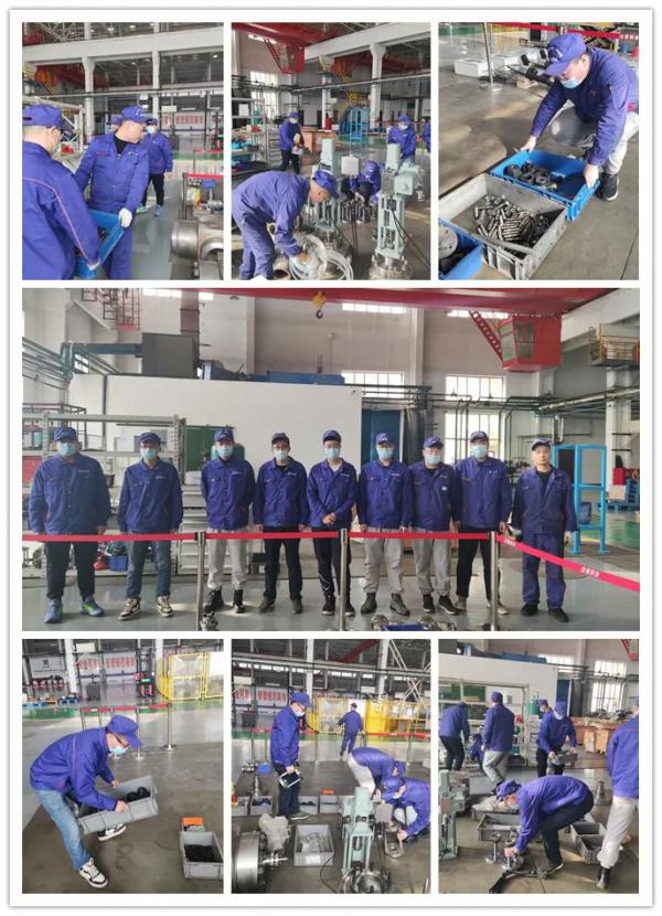 设计联合团支部团员青年帮助三车间清理货架 设计联合团支部团员青年帮助三车间清理货架