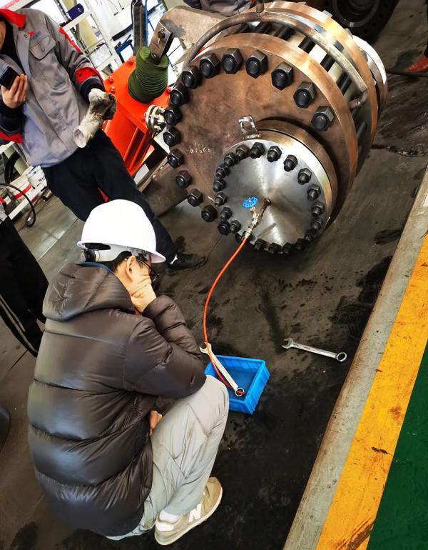 替科斯大口径盘阀高温高压工况模拟测试顺利通过业主及设计单位验收 替科斯大口径盘阀高温高压工况模拟测试顺利通过业主及设计单位验收