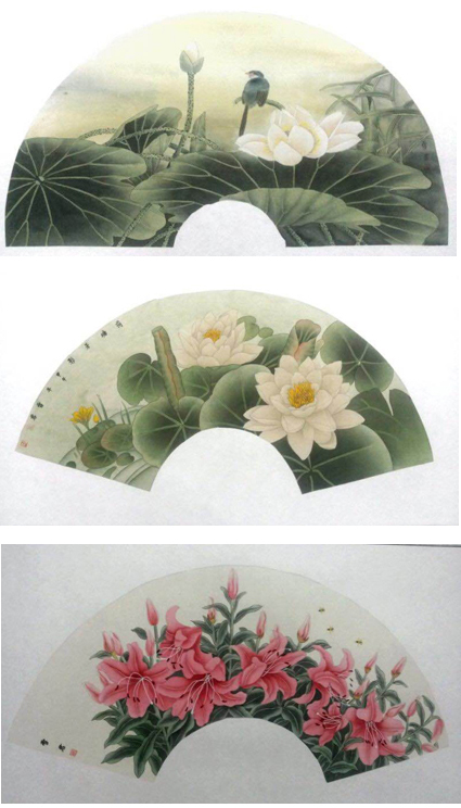 宁雪君扇面作品 宁雪君扇面作品