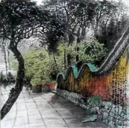 乔领国画《天台有佳境,山水妙传音》 乔领国画《天台有佳境,山水妙传音》