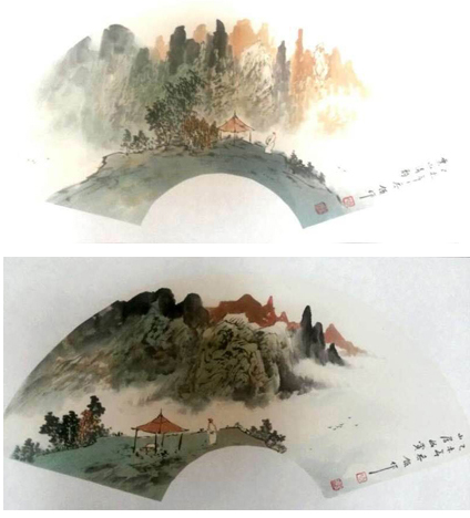 乔领扇面作品 乔领扇面作品