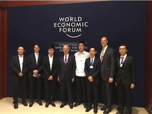 58集团CEO姚劲波出席达沃斯