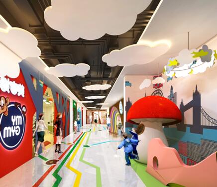 (情景体验店区效果图)